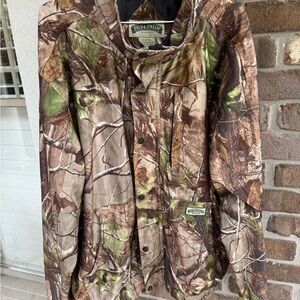 Field & Stream Woodland Camouflage Jacket Mens XL lined